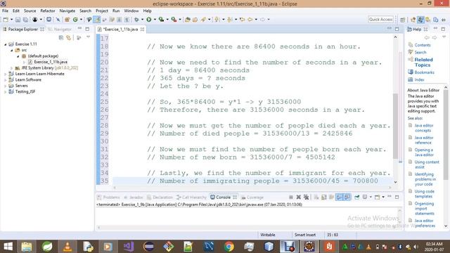 Introduction To Java Programming Exercise 1 11b смотреть онлайн