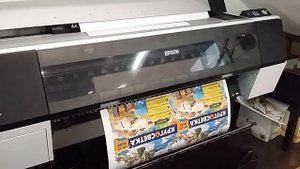 Печать принтера Epson 9890. Плакат формата А2. Скомпонован в формат А1.