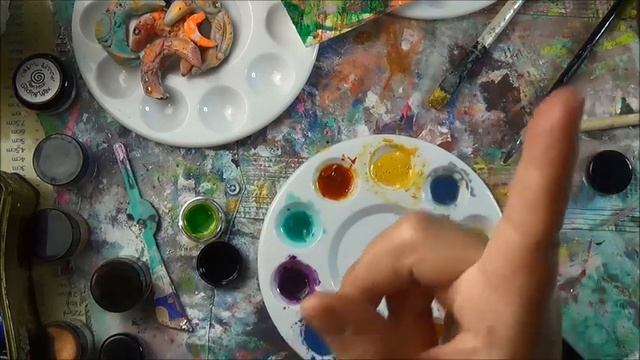 Diy LuminArt How To Use Gum Arabic With Pigments Mixing Moon Shades смотреть онлайн