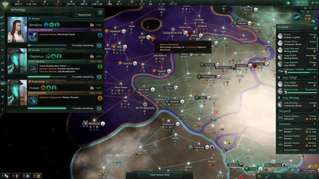 Stellaris Let's Play Advanced Strategy 2.8 (16) - Warfare & Claims смотреть онлайн