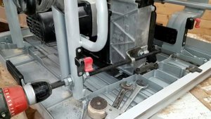 Распиловочный станок Bosch GTS 10 J,доработка пилы и испытание