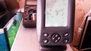 Тест эхолота Phiradar FF668C в аквариуме.