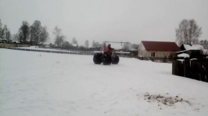 Мотоблок на камерах первый выезд