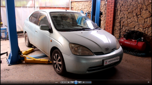 Замена маслосъемных колпачков на Toyota Prius NHW11 1,5 Тойота Приус 2000 года 1часть