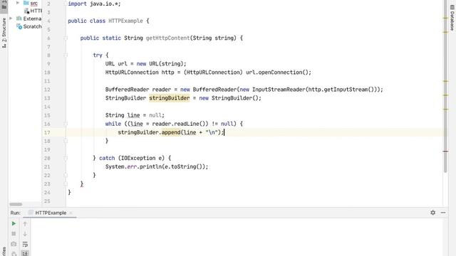 Simple HTTP/URL Example смотреть онлайн