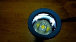 Посадочная фара с оптикой от фонарика Convoy S2+