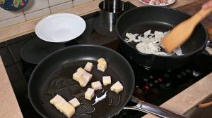 Драники драные из картошки с салом жаренным на сале!