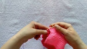 Чепчик для новорожденного, вязание спицами