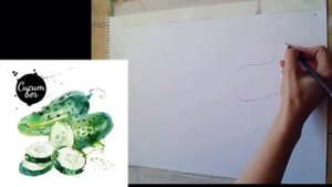 Бесплатный мастер-класс "Фрукты" акварелью. Второй урок мини-цикла "Акварель для новичков"