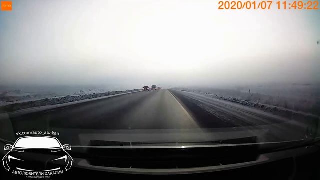 трасса Красноярск - Абакан (перед Черногорском) смотреть онлайн