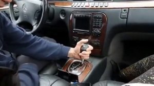 Снимаем АКПП w220 с паркинга без ключа