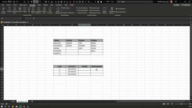 MS-Excel-How to Create Dependent Drop Down List смотреть онлайн