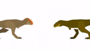 Abelisaurus vs Carnotaurus (stick nodes dinosaurs)