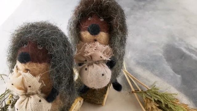 Валяная игрушка Ежик в тумане ручная работа смотреть онлайн