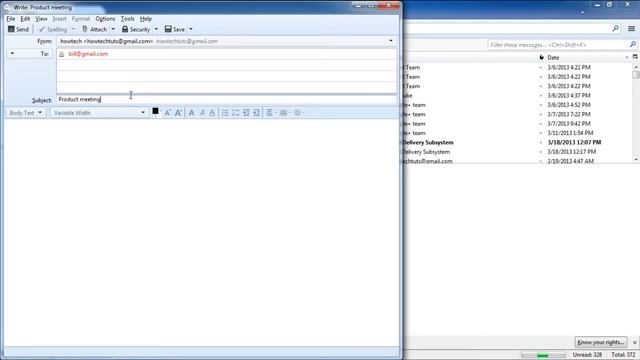 How to Send Email in Thunderbird смотреть онлайн
