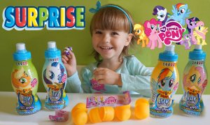 Сок с сюрпризом игрушкой Май Литл Пони My Little Pony Необычный киндер Surprise