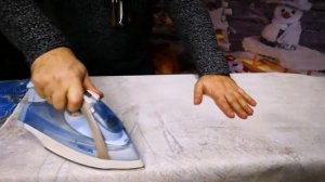 Как разгладить мятый китайский фотофон из винила с АлиЭкспресс. Часть -2.