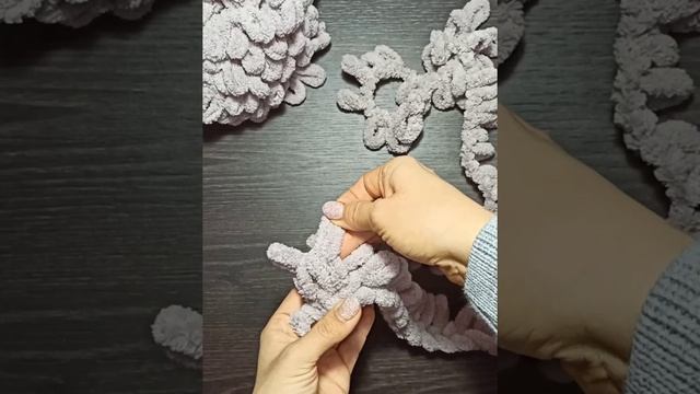 Вяжу детский плед из пряжи Alize Puffy ( Ализе Пуфи) петельки, подробный мастер-класс смотреть онлайн