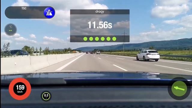 BMW 420d Coupe G22 Dragy acceleration 0-100/100-200 km/h - data review