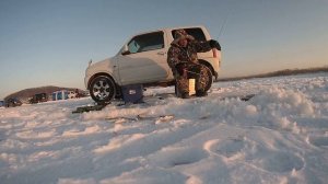 Навага. 30 декабря 2022. Рыбалка в приморском крае. Майха. оторвались на махалки!