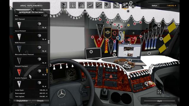 ETS 2 MERCEDES AXOR KIRKAYAK SEBZECİ OLDUM (21.BÖLÜM) смотреть онлайн