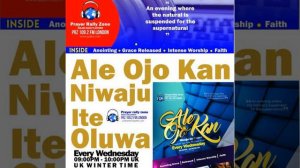 Ale Ojo Kan  Hosted By Remi Kehinde -Taiwo House Of Joseph 6 What Is Your Occupation