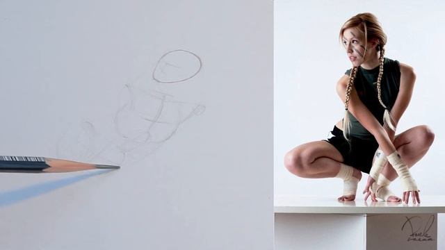 [01.] How to Draw 3d shapes of Human figure | SUB смотреть онлайн