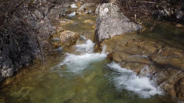 Невероятной красоты каньон реки Узунджа. Крым с водой 2021. Байдарская долина. смотреть онлайн