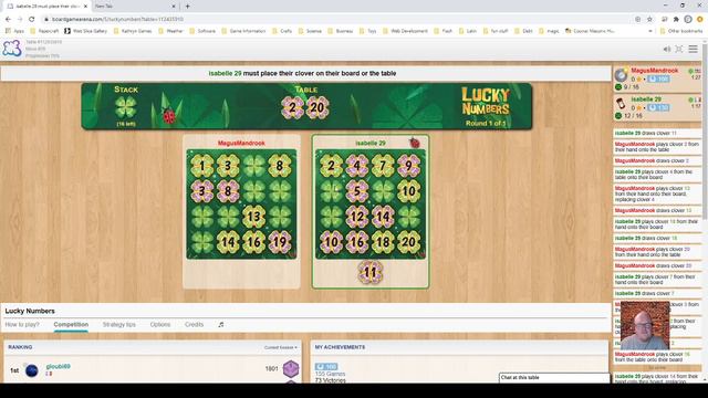 Highlight: Boardgame Arena: Lucky Numbers www.boardgamearena.com #3 смотреть онлайн