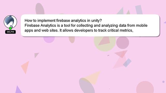 How to implement firebase analytics in unity?