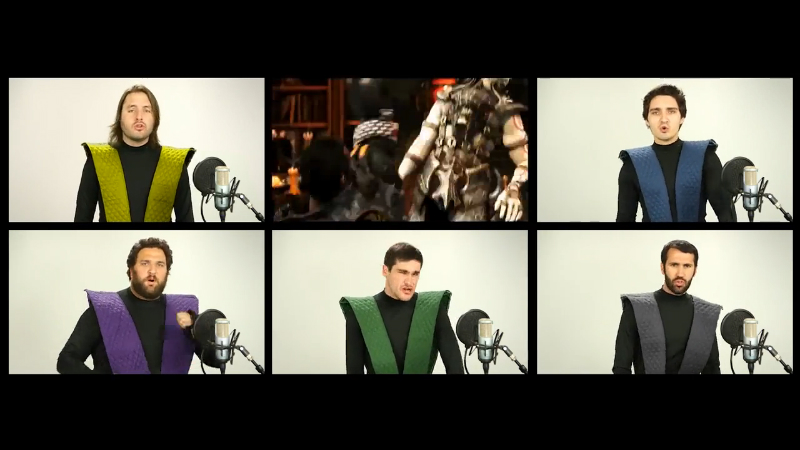 MORTAL KOMBAT THEME SONG A CAPELLA! 2015