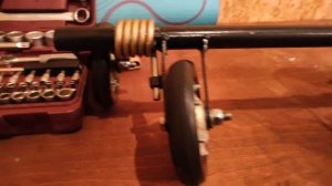 Мотобуксировщик IKUDZO EK15. Ремонт тележки