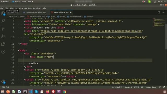 Laravel Autocomplete Search | Typeahead search | Ajax Autocomplete in Laravel | Learning Points