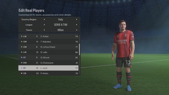 EAFC 24 PS5 - AC MILAN - PLAYER FACES AND RATINGS - 4K60FPS смотреть онлайн