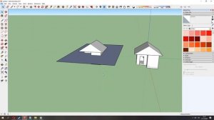Мини урок как разделить цельною модель на 2 части в SketchUp! (просто и без плагинов!)