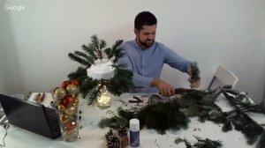 Как сделать новогодний букет своими руками