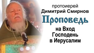 Проповедь на Вход Господень в Иерусалим (2011.04.17)