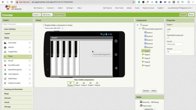How to make a Piano App in MIT App Inventor 2