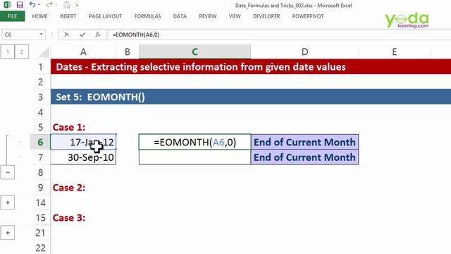 EOMONTH Formula in Excel | How to use EOMONTH Function in Excel смотреть онлайн
