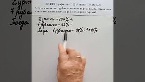 №8 ЕГЭ(профиль). На сколько % 10 рубашек дороже куртки? Решаем за 1 минуту!