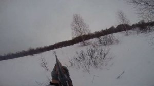 Зимняя охота на тетерева с подхода (на лунках)
