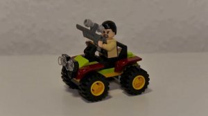 Дино квадроцикл с прицепом.