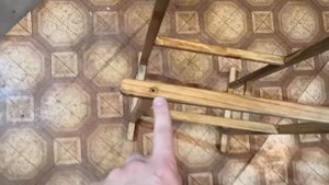 вешалка напольная своими руками