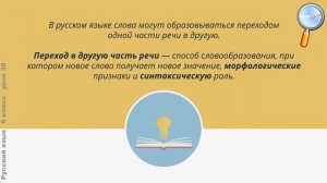 Русский язык 6 класс (Урок№30 - Основные способы образования слов в русском языке. Часть 2.)