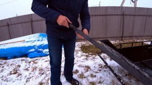 Большие сани-волокуши из ПНД "Метелица".