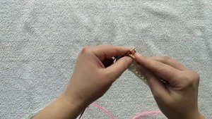 Простые следки спицами