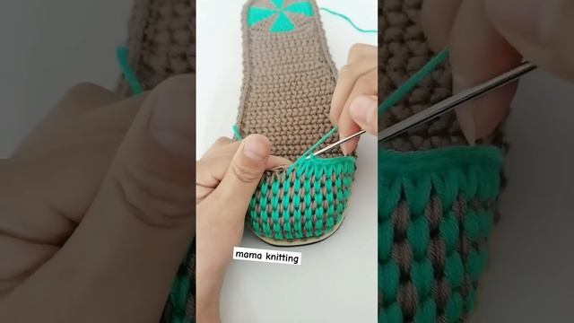 Simple crochet and knitting pattern tutorial #350