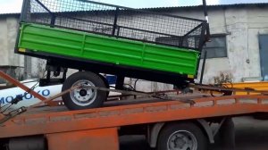 Прицеп самосвал для мини трактора УКРАИНА