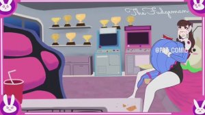 D.Va belly expansion/stuffing