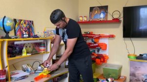 Nerf War Нерф Игра Вторжение Пришельца Богдана Похитили пришельцы